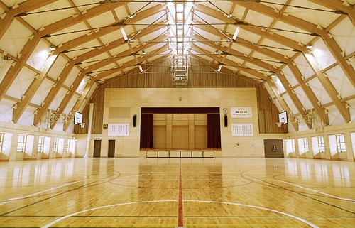 鶴岡市立朝日中学校写真